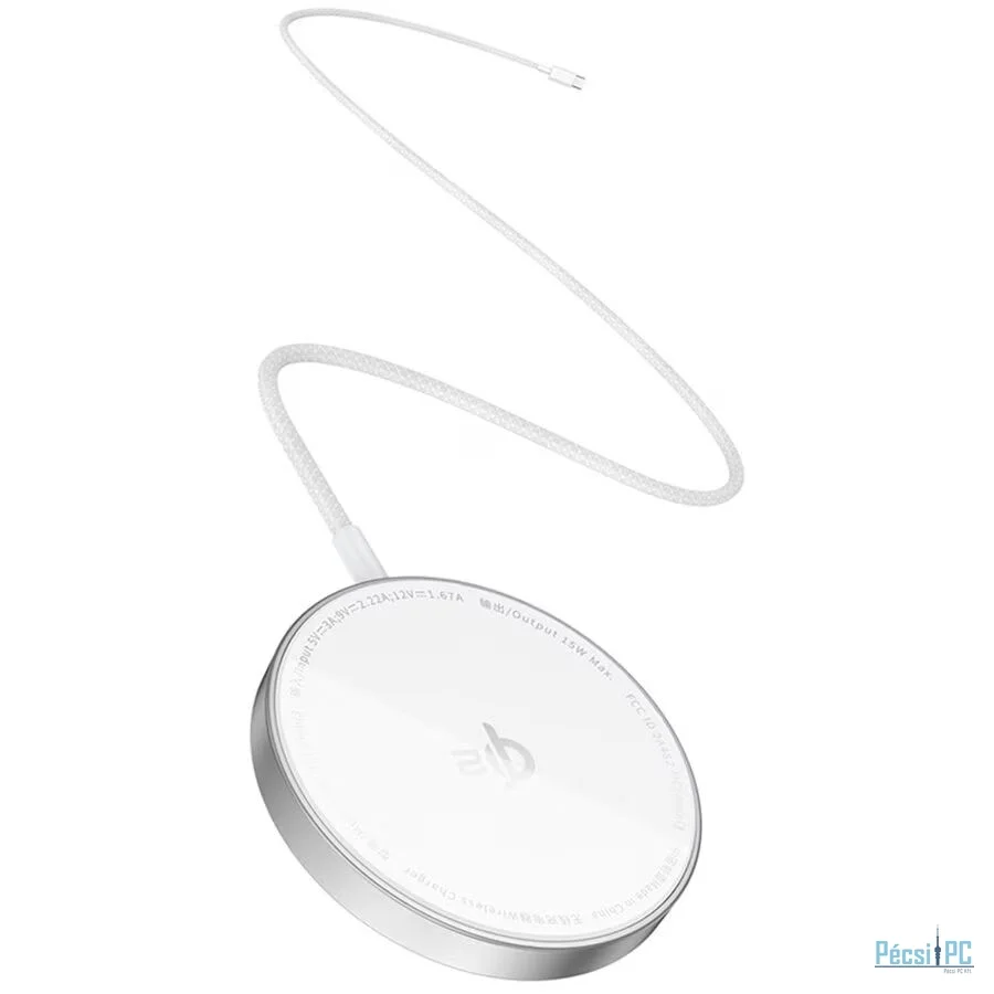 Baseus Simple Mini4 Air Magnetic Wireless Charging Stand 15W Silver