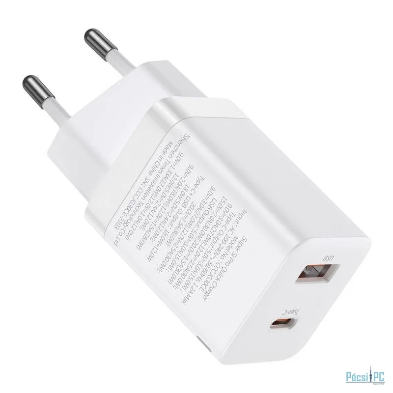 Baseus Super Si Pro 30W Wall Charger White