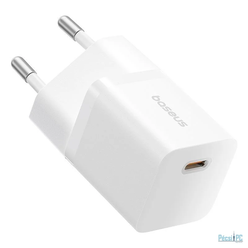 Baseus USB-C GaN5 mini 25W mains charger White