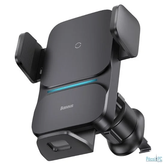 Baseus Wisdom Auto Alignment Car Air Vent Mount Wireless Charger Qi - 15W Black