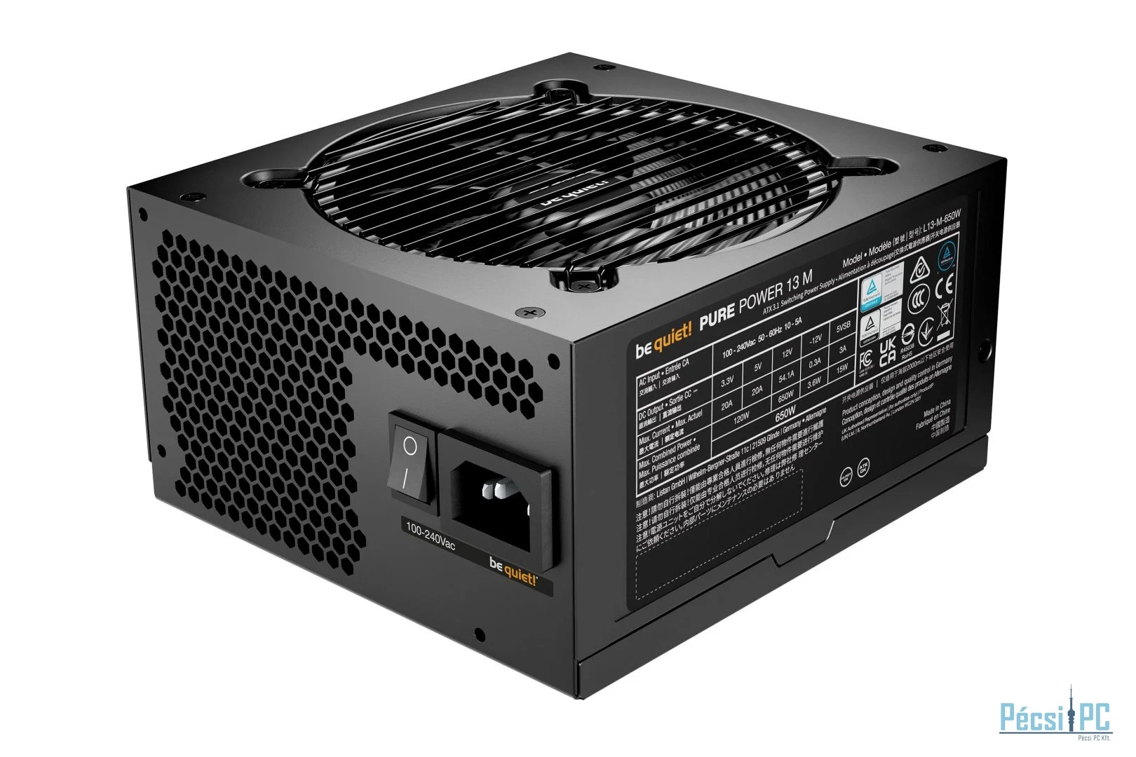 Be quiet! 650W 80+ Gold Pure Power 13 M