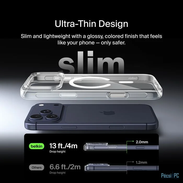 Belkin Clear Series Case for iPhone 17 Pro Max Transparent