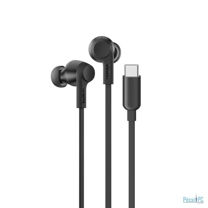 Belkin Wired ANC Earphones (USB-C) Black