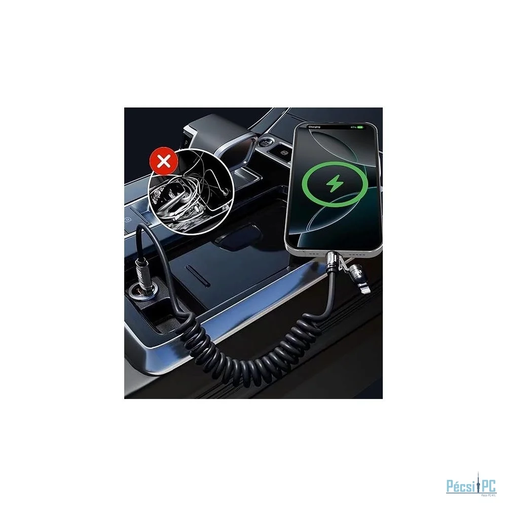 BlackBird BH1683 4in1 USB-A/USB-C/Lightning Cable 0,5-2m Black