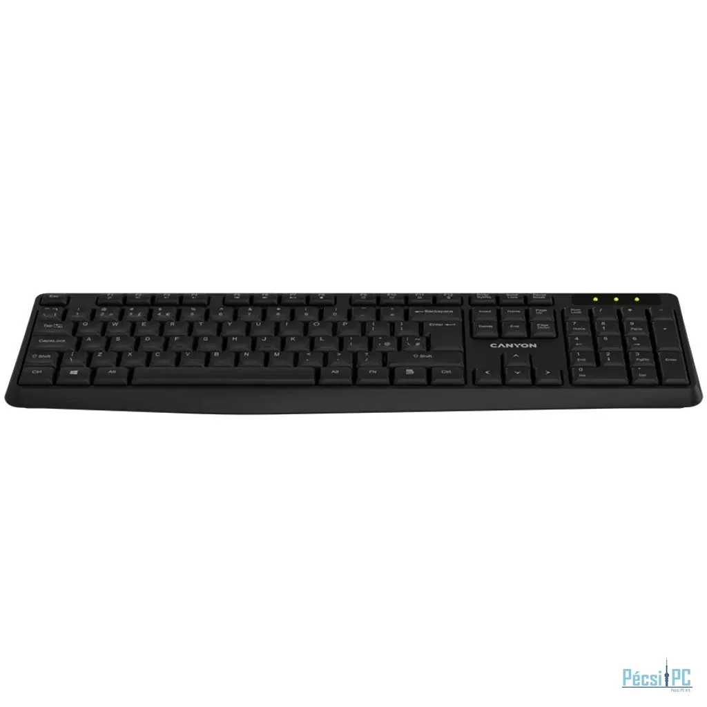 Canyon CNE-CKEYW01-HU Wireless Keyboard Black HU