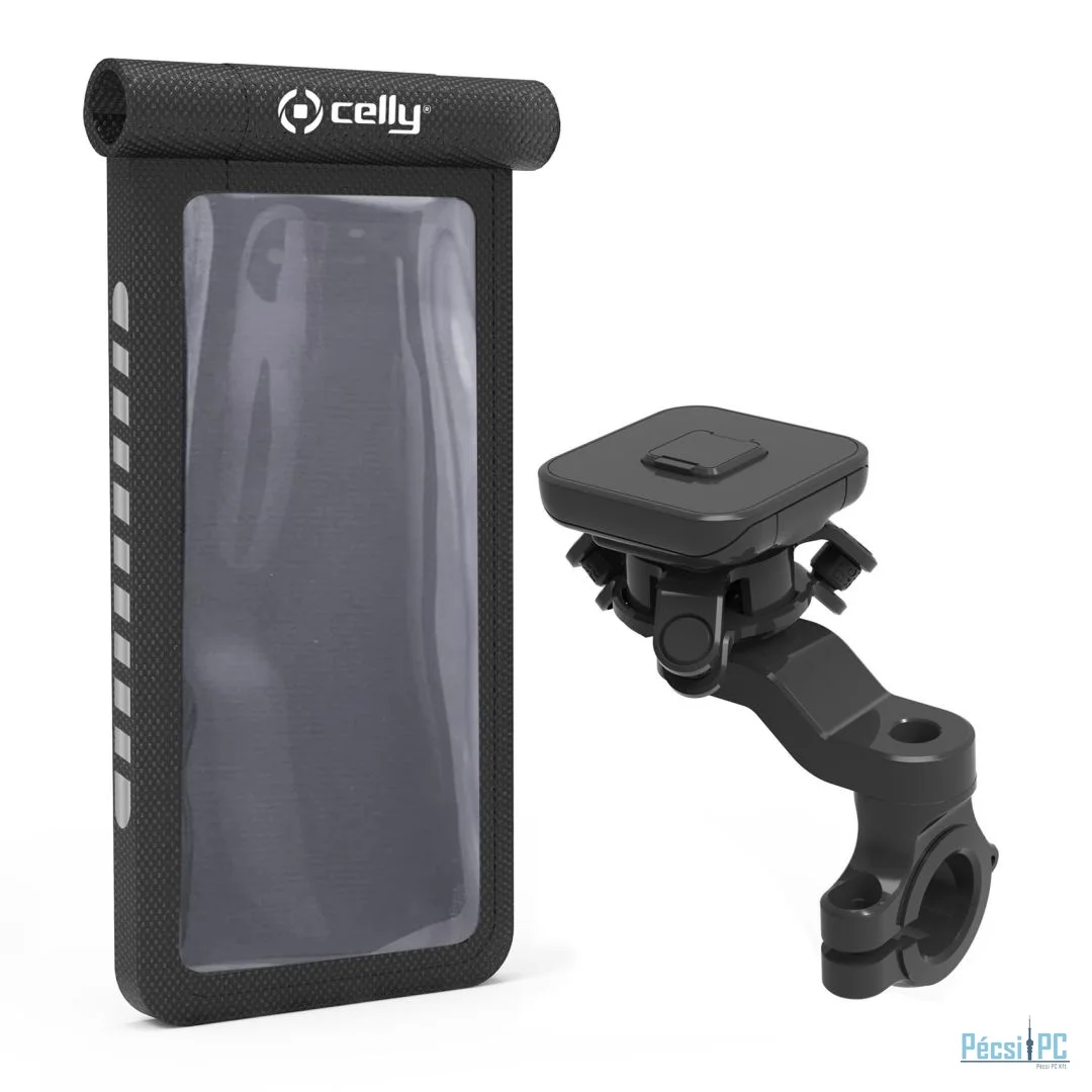 CELLY SNAPMAGFLEX Smartphone Holder for Bike with Case Black