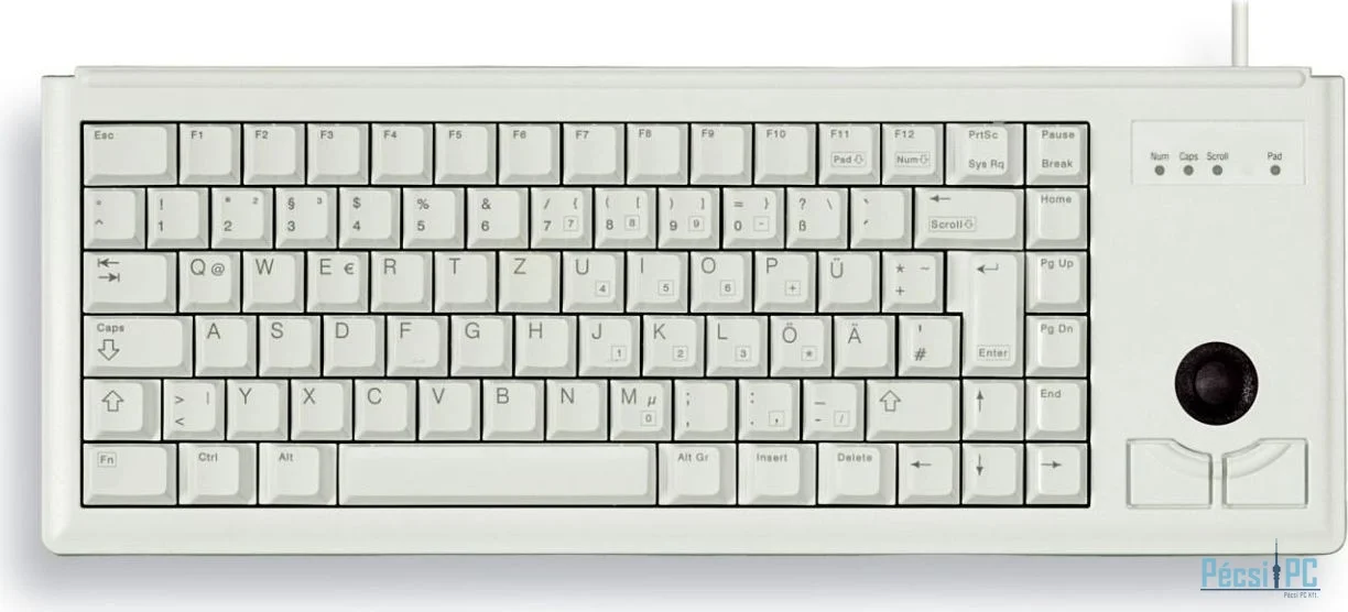 Cherry G84-4400 Trackball Keyboard Grey UK