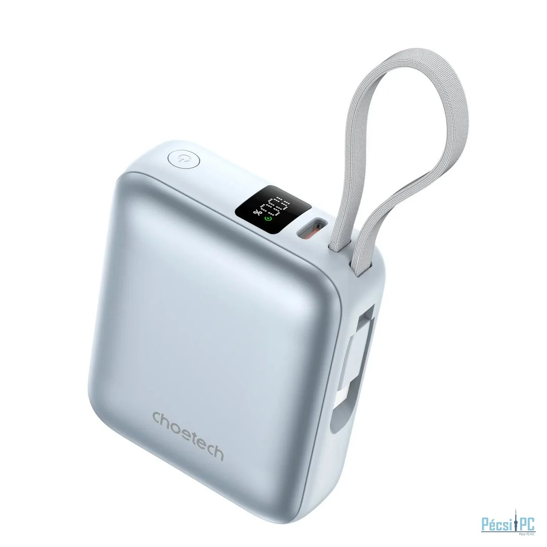 Choetech  B832 Mini 35W 10000mAh PowerBank with USB-C Cable Blue