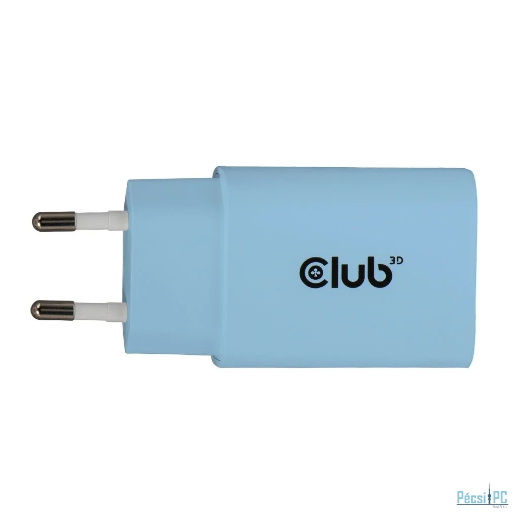 Club3D USB-C Charger 30W Blue (2-Pack)