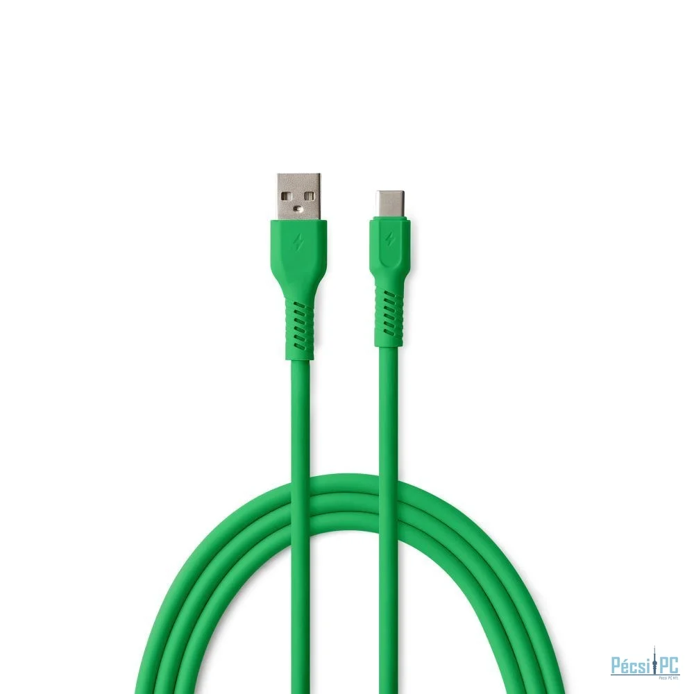 COLORUM USB-A to USB-C cable 1,8m Green