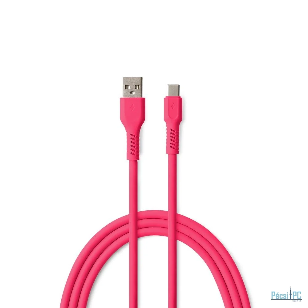 COLORUM USB-A to USB-C cable 1,8m Magenta