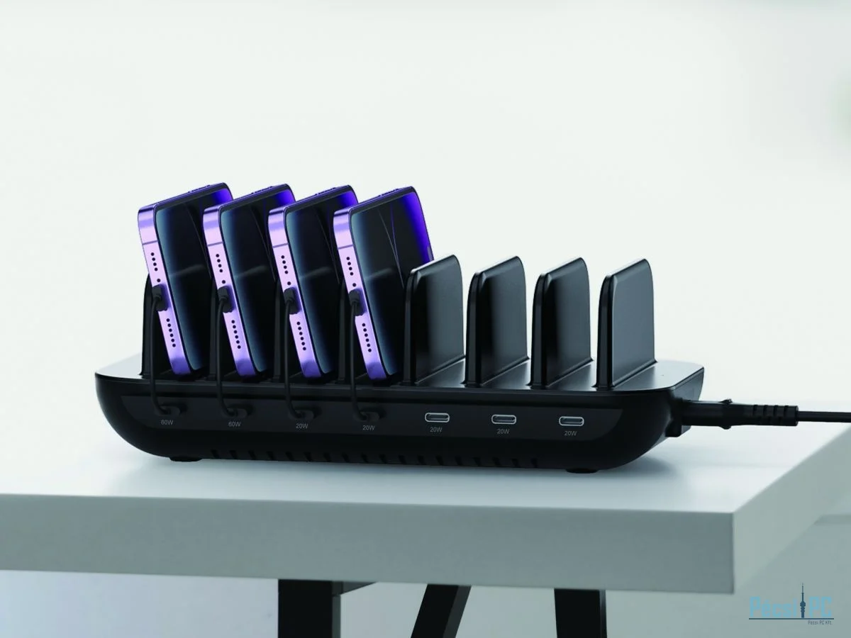 Conceptronic  OZUL07B 160W 7-Port USB PD Charging Station