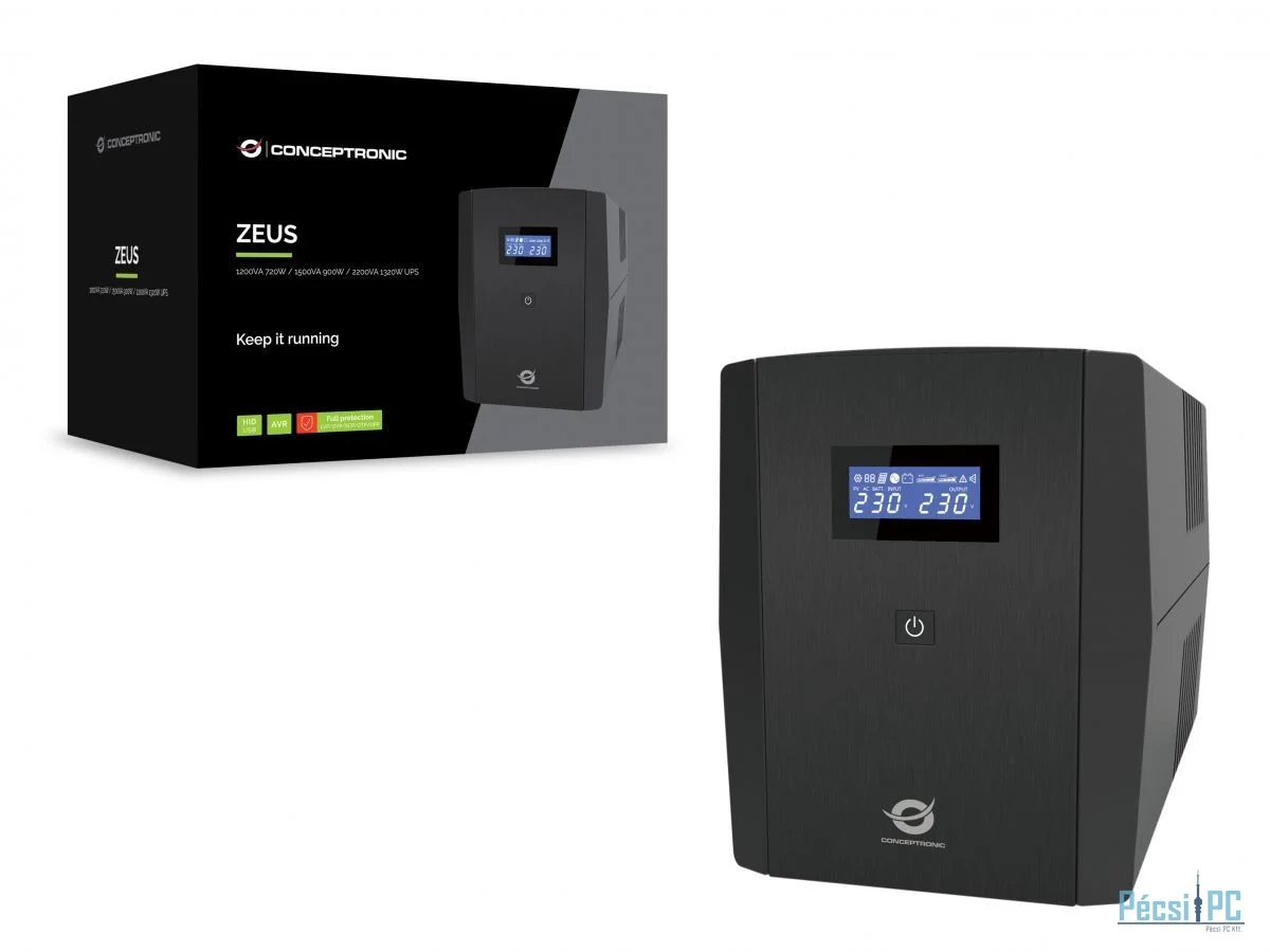 Conceptronic  ZEUS08E 1500VA 900W UPS