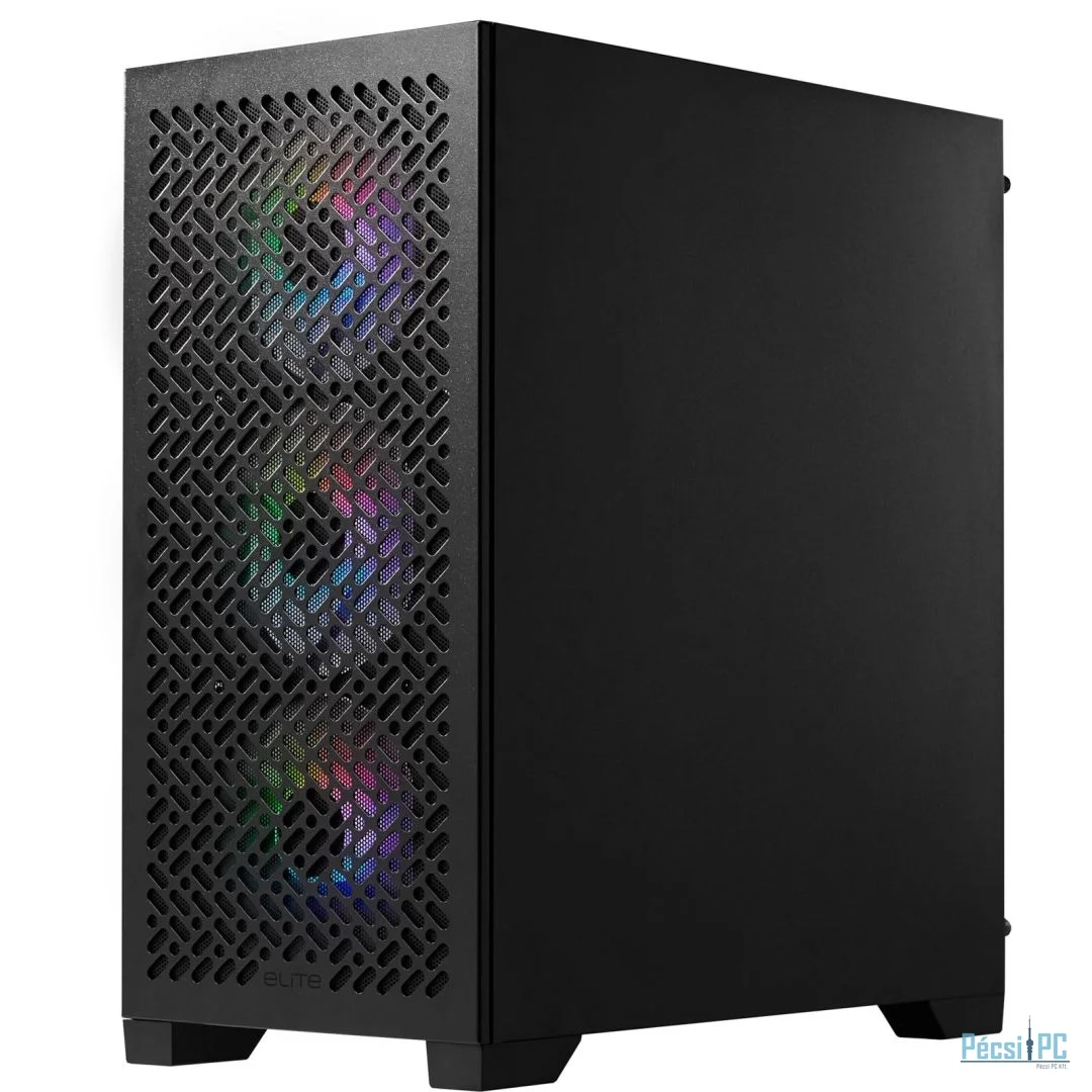 Cooler Master Elite 302 Tempered Glass Black