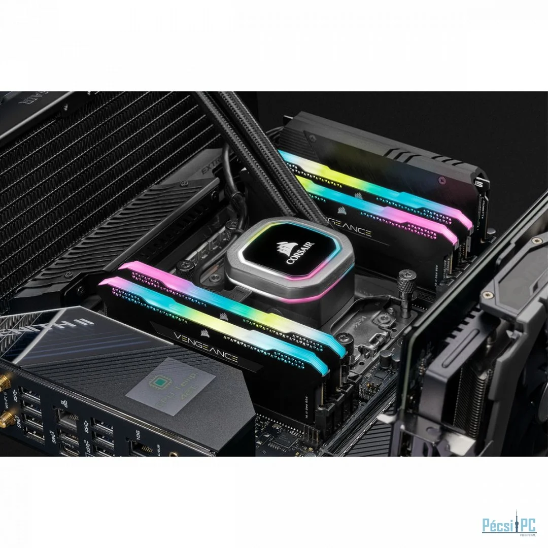 Corsair 64GB 3200MHz DDR4 Kit(4x16GB) Vengeance RGB Black