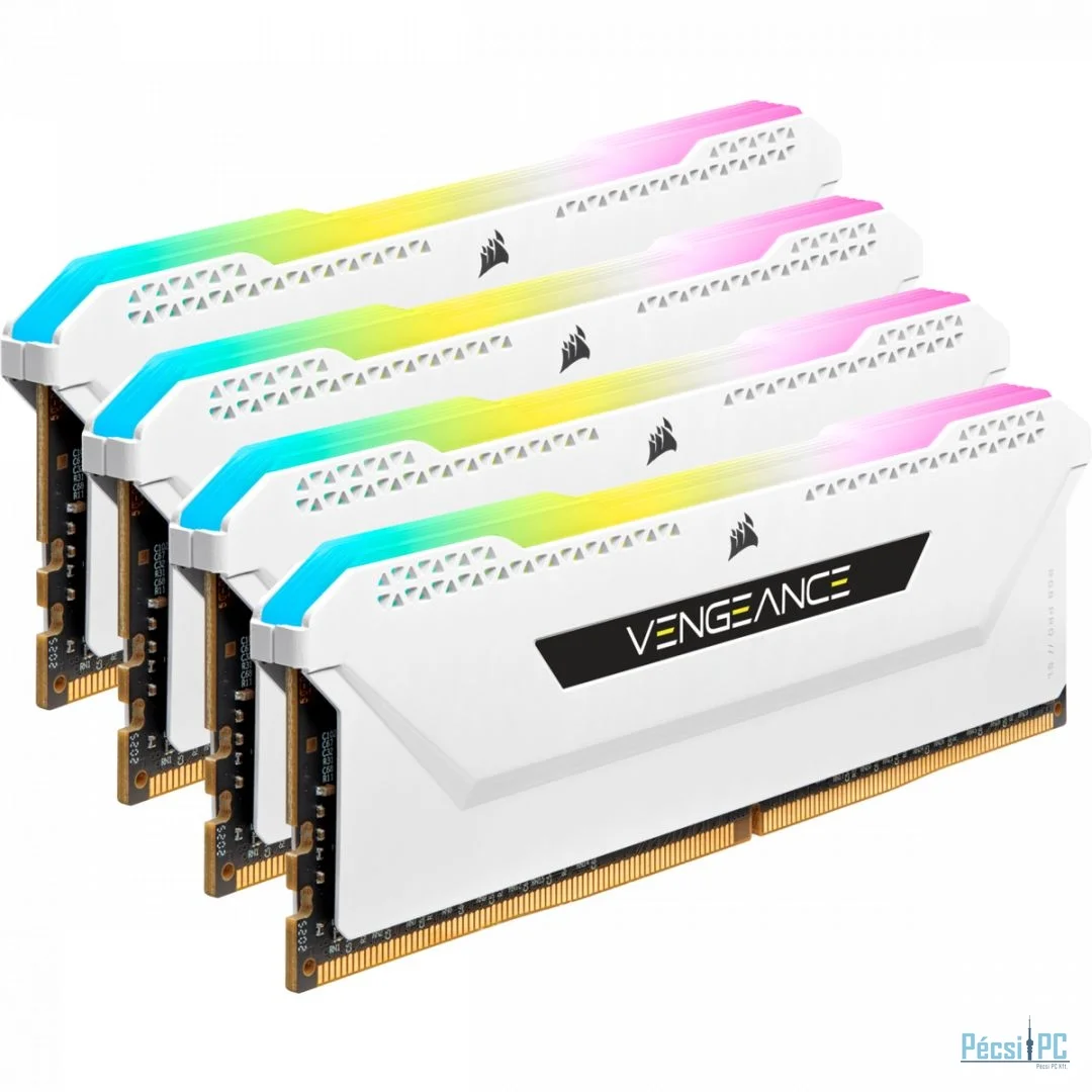 Corsair 64GB DDR4 3200MHz Kit(4x16GB) Vengeance RGB Pro SL White