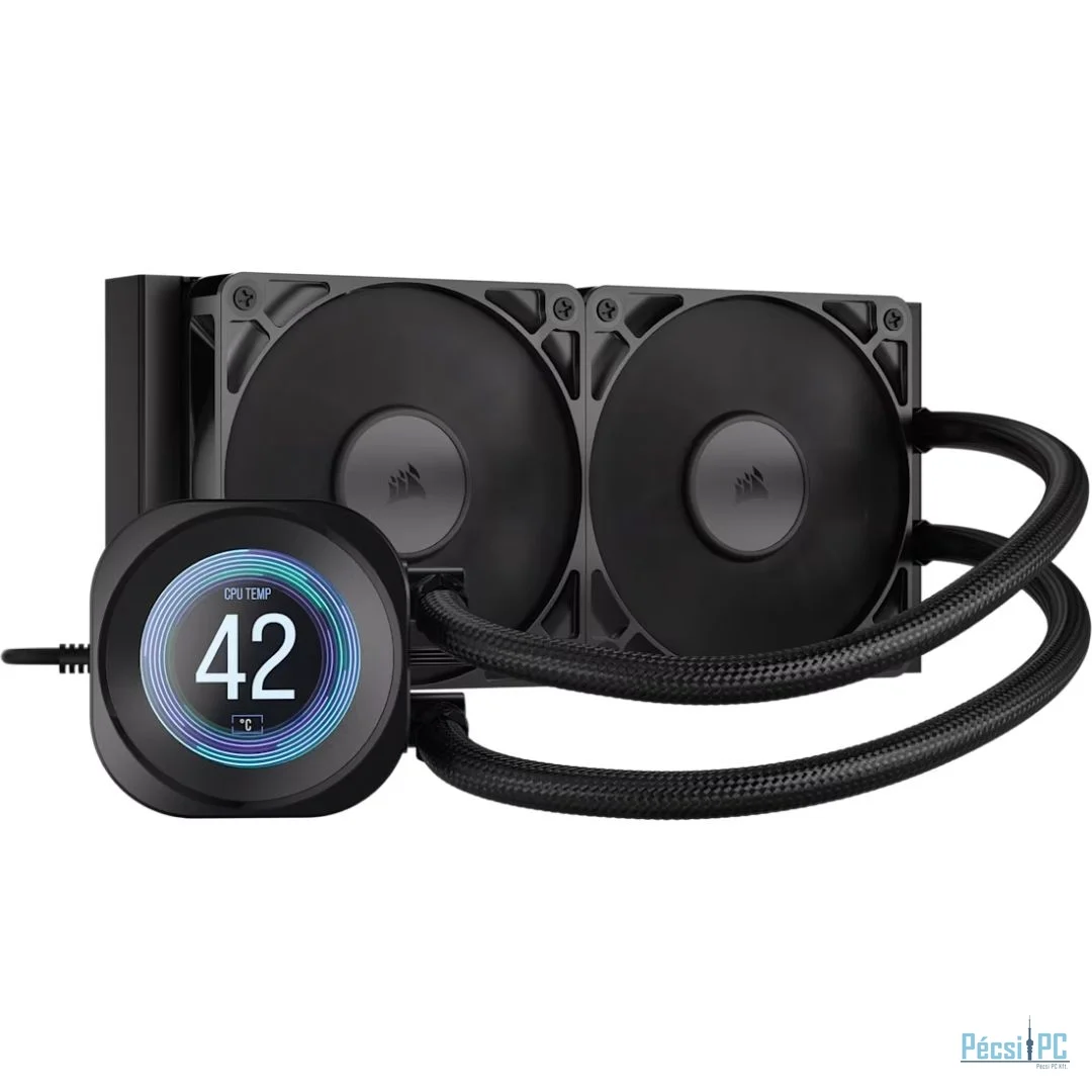 Corsair Nautilus 240 RS LCD Liquid CPU Cooler Black