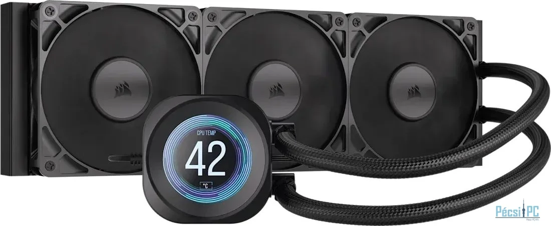 Corsair Nautilus 360 RS LCD Liquid CPU Cooler Black