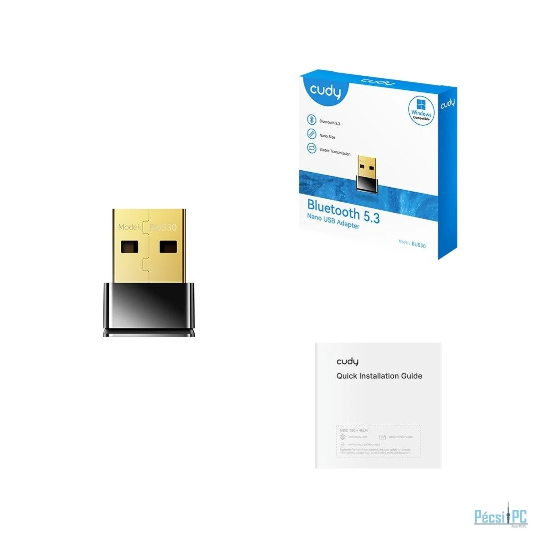 Cudy BU530 Bluetooth 5.3 USB Adapter Black