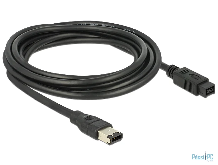 DeLock Cable FireWire 9 pin male > 6 pin male 3m