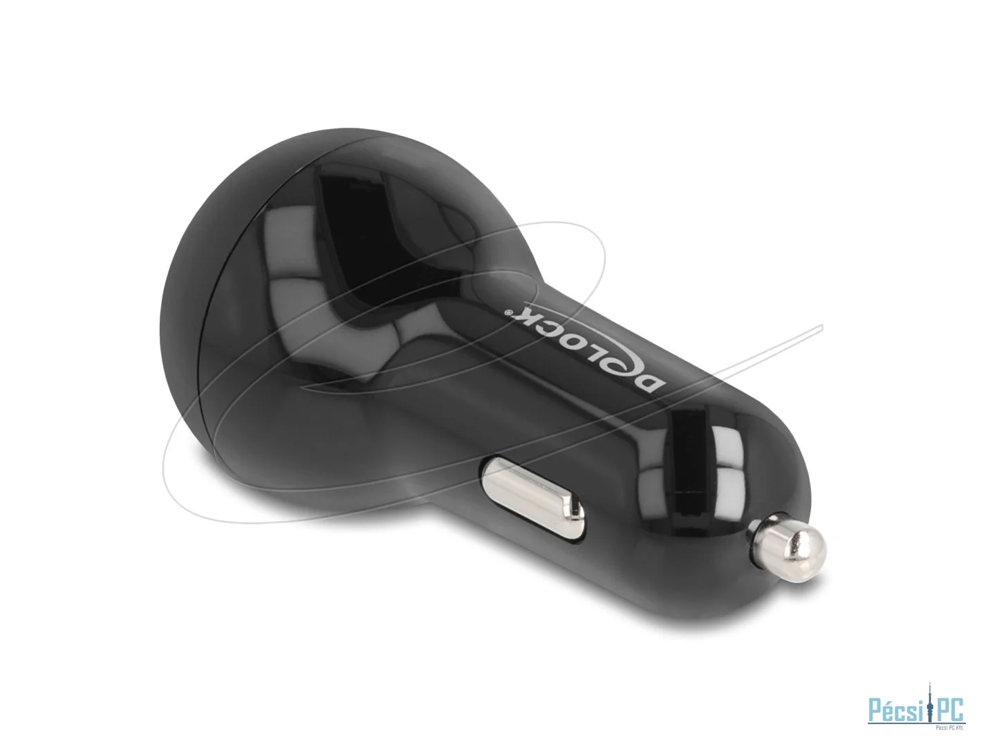 DeLock Car Charger 2 x USB Type-C™ PD 3.0 with 40W Black