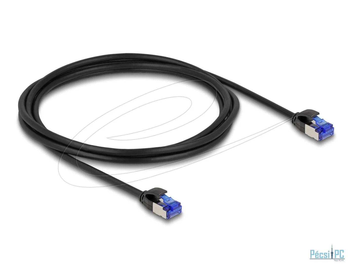 DeLock CAT6A S-FTP Patch Cable 2m Black