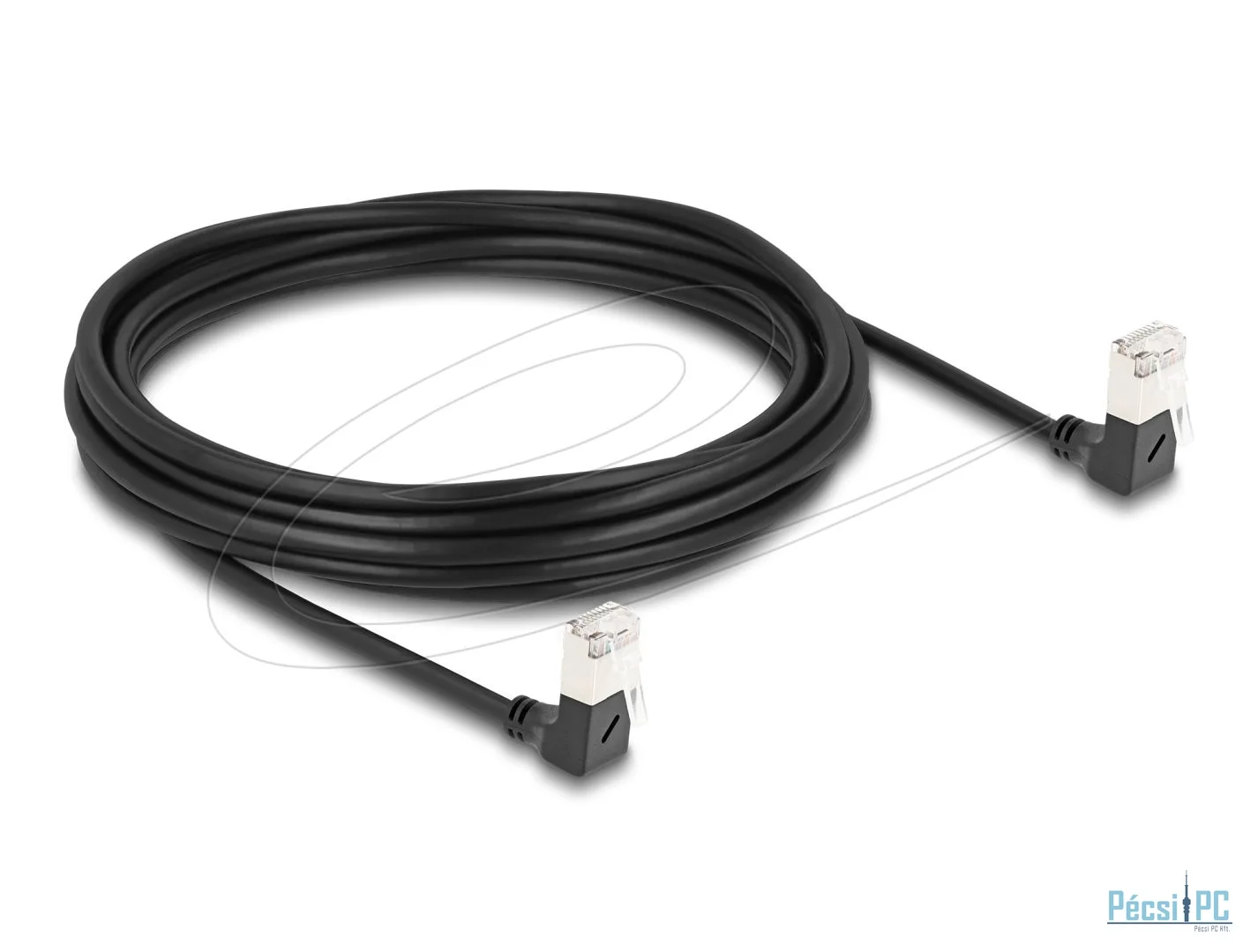 DeLock CAT6A S-FTP Patch Cable 5m Black