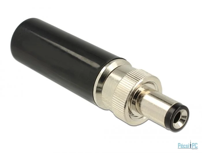 DeLock Connector DC 5.5 x 2.1 mm with 9.5 mm length male soldering version