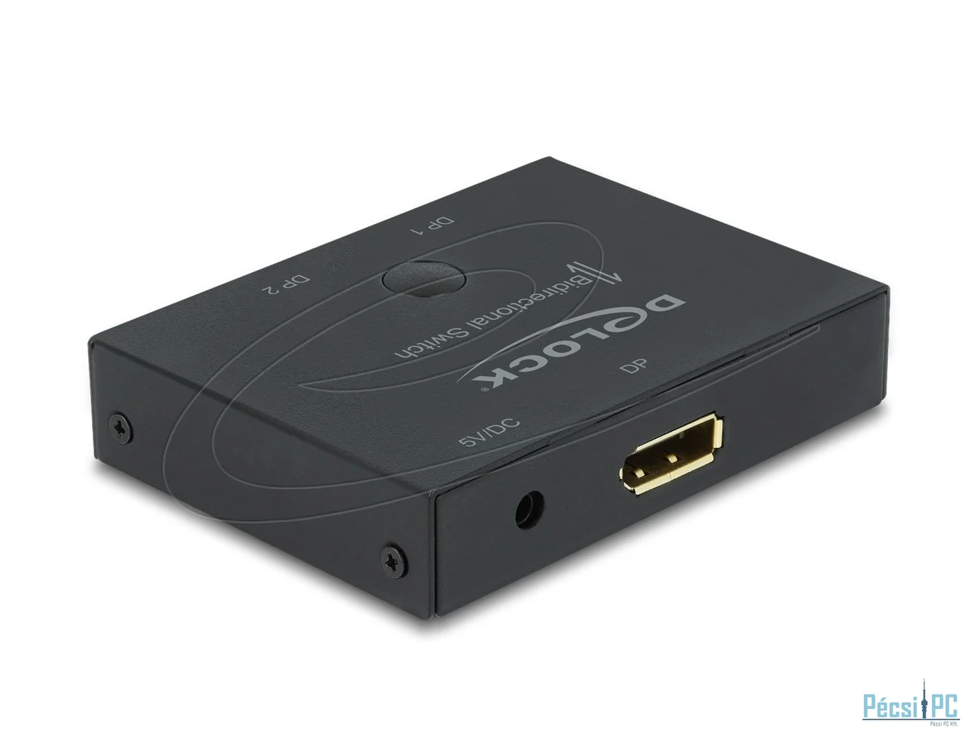 DeLock DisplayPort 2 - 1 Switch bidirectional 8K 30 Hz