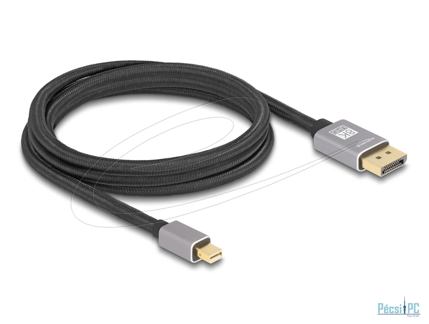 DeLock Mini DisplayPort to DisplayPort 8K cable 2m Grey