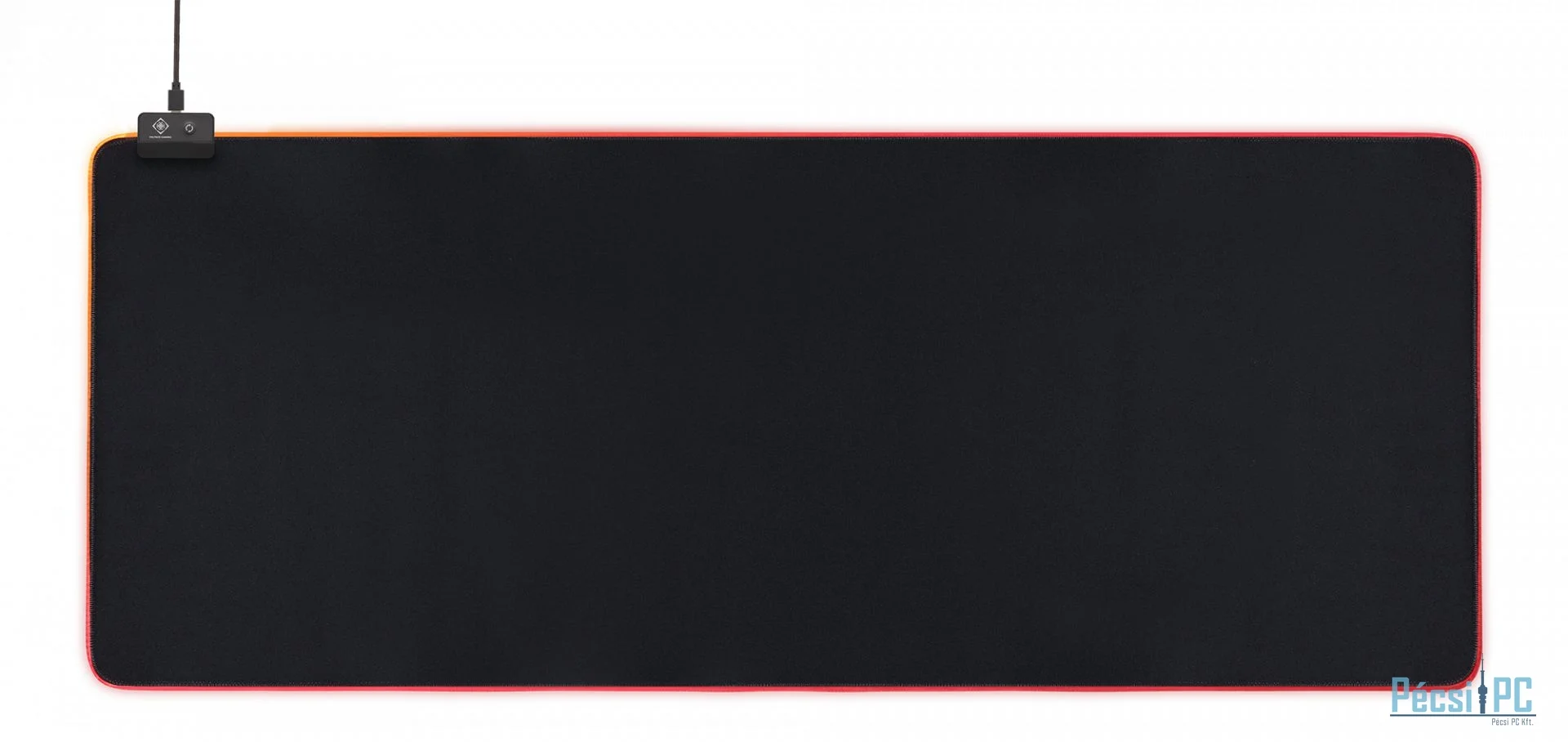 Deltaco GAM-079 Gaming RGB Egérpad Black