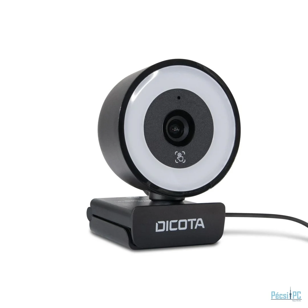 Dicota Ringlight 5MP Webkamera Black