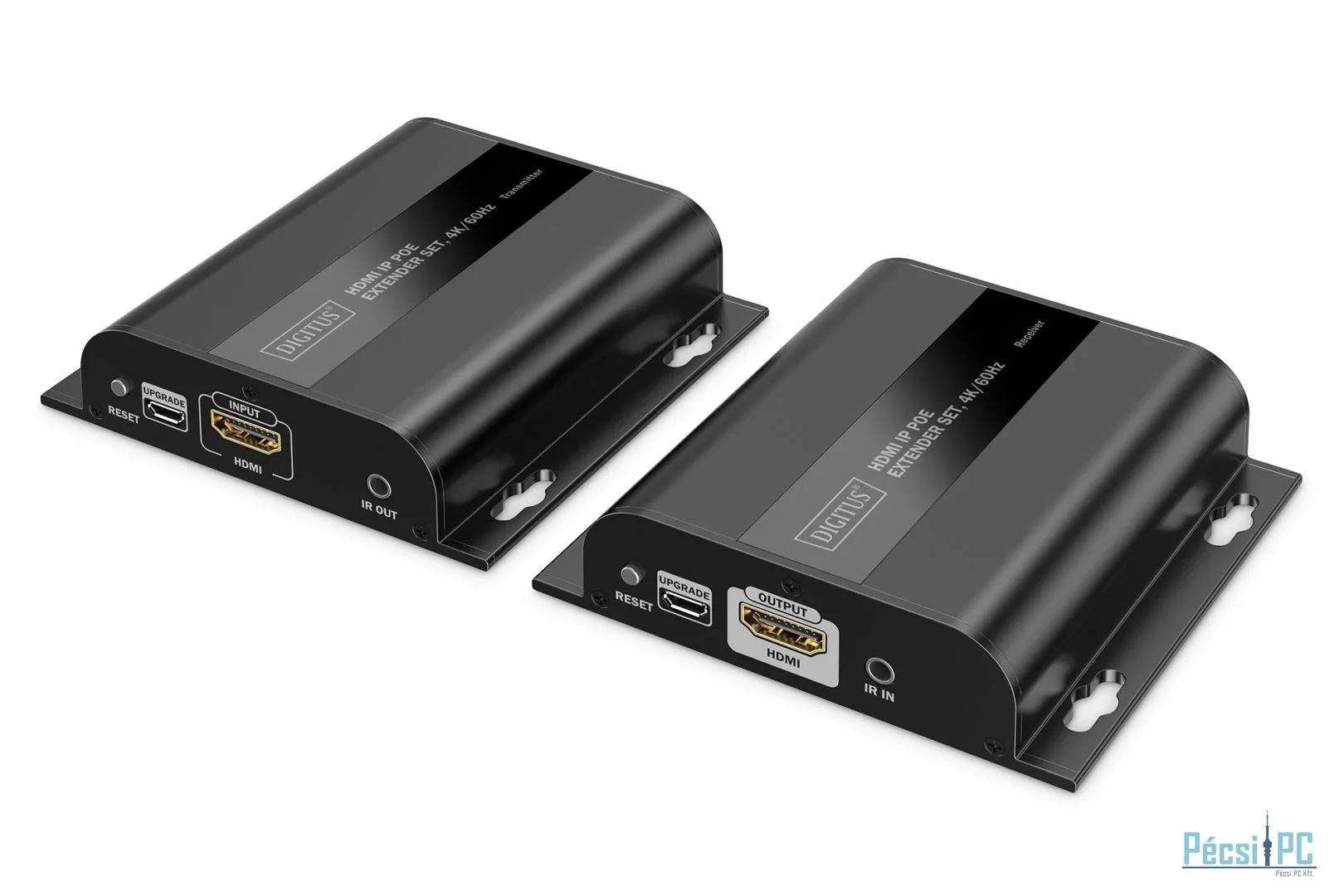 Digitus HDMI IP Extender Set 4K/60Hz Black