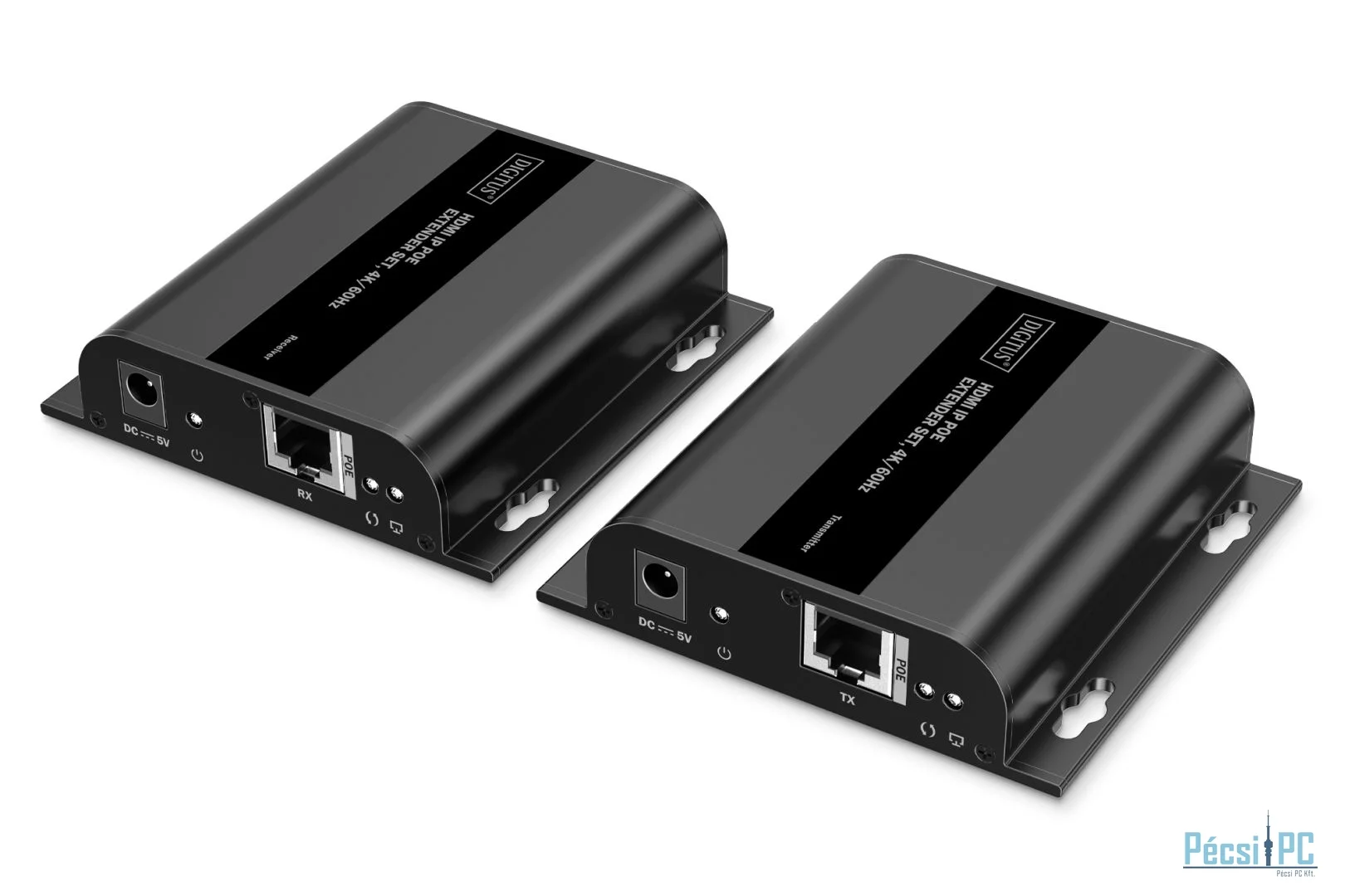 Digitus HDMI IP Extender Set 4K/60Hz Black