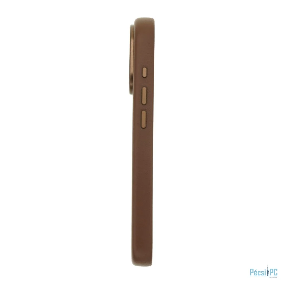 Dviced Leather MagSafe case for iPhone 17 Pro Brown