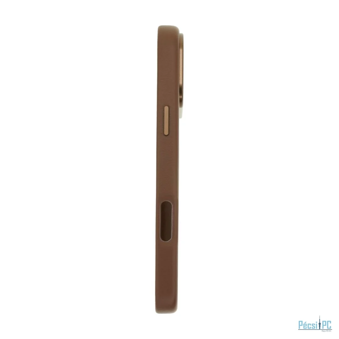 Dviced Leather MagSafe case for iPhone 17 Pro Max Brown