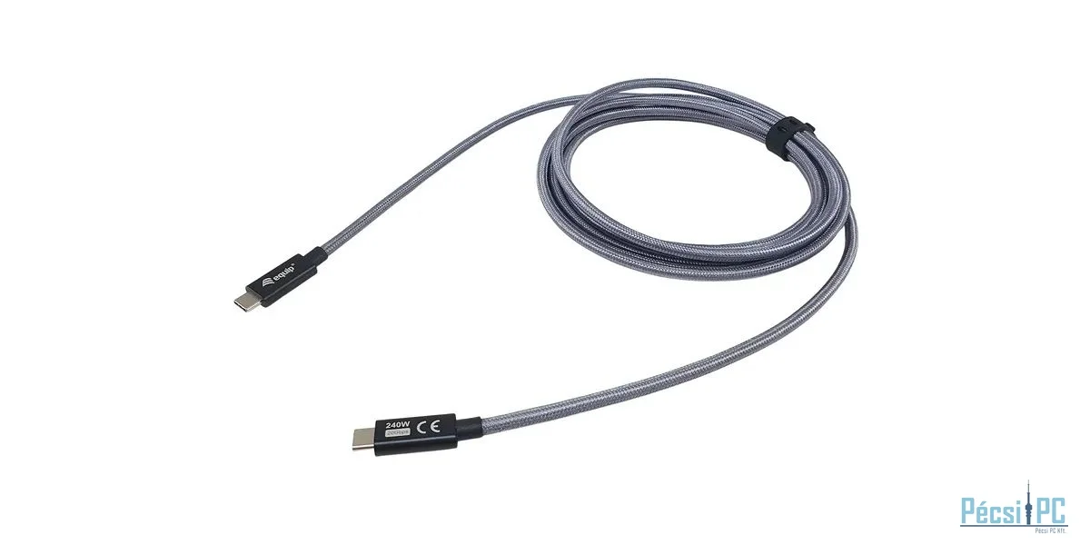 EQuip USB 3.2 Gen 2x2 C to C Cable 1m Black