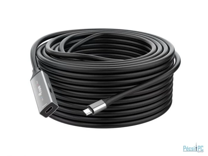 EQuip USB-C to C Active extension cable 5m Black