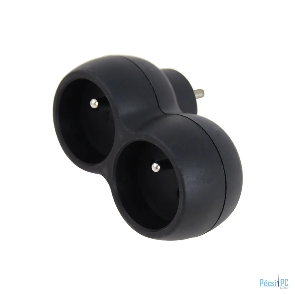 Esperanza Hálózati Elosztó 2DIN Fali Black