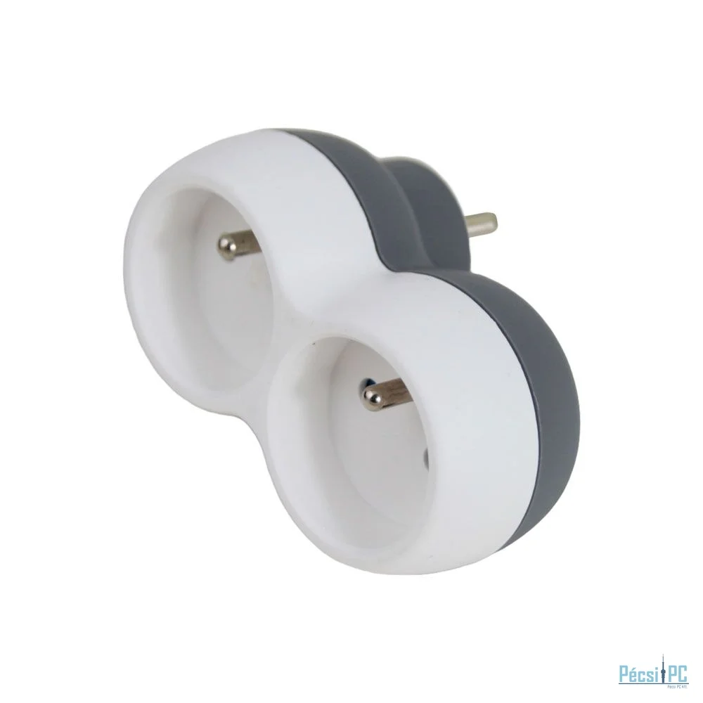 Esperanza Hálózati Elosztó 2DIN Fali White/Grey