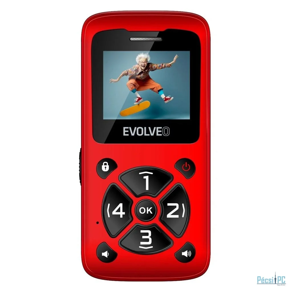 Evolveo EasyPhone ID EP-400 Red