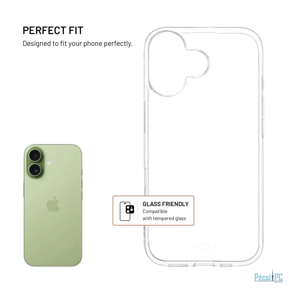 FIXED Vékony TPU AntiUV tok Apple iPhone 17 telefonhoz, átlátszó