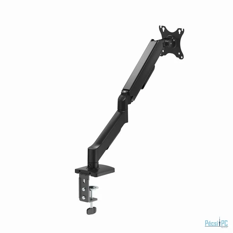 Gembird MA-DA1U-01 Adjustable desk display mounting arm with USB ports 17”-32” Black