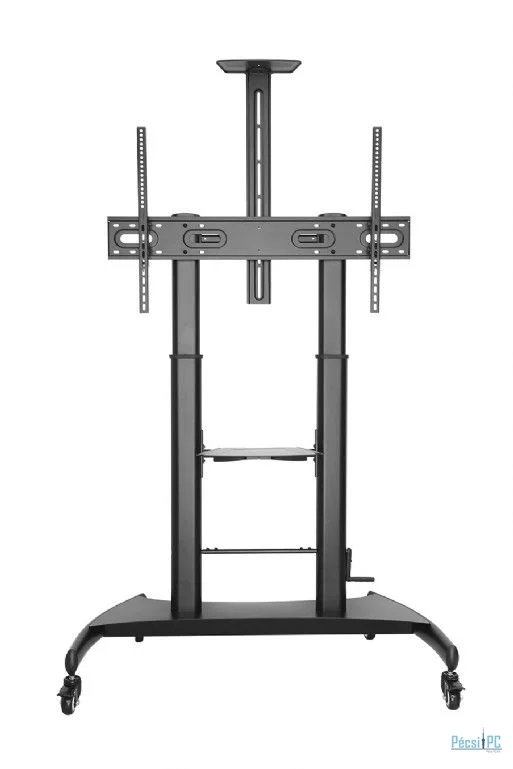 Gembird TVS-100T-02 Height adjustable TV floor stand with caster wheels 60