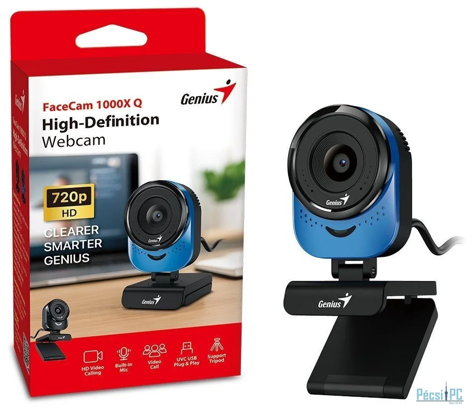 Genius FaceCam 1000X Q Webkamera Blue