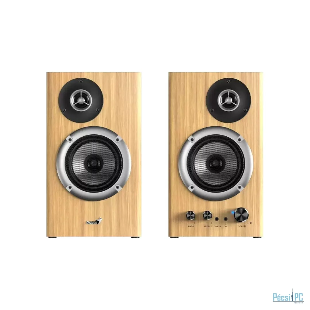 Genius SP-HF1812BT Bluetooth SpeakerPine Wood