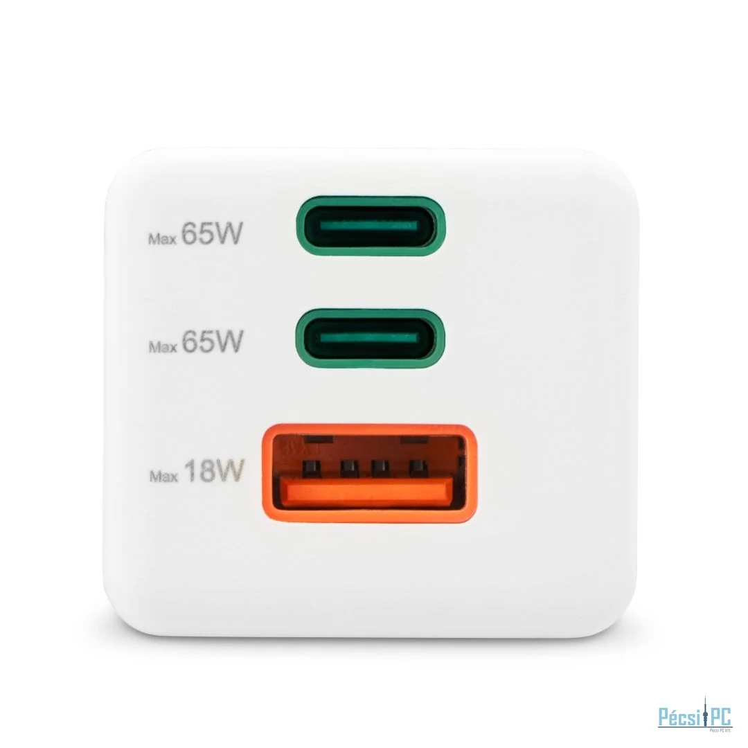 Hama Fast Charger GaN Mini Charger PD 65W White