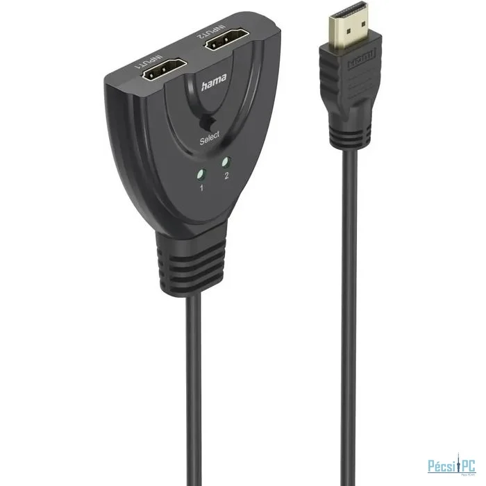 Hama HDMI to 2xHDMI Switch Adapter Black