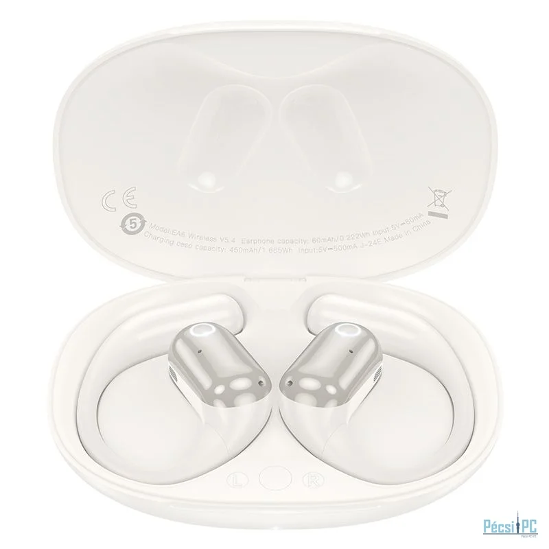Hoco EA6 Bluetooth Headset Milky White