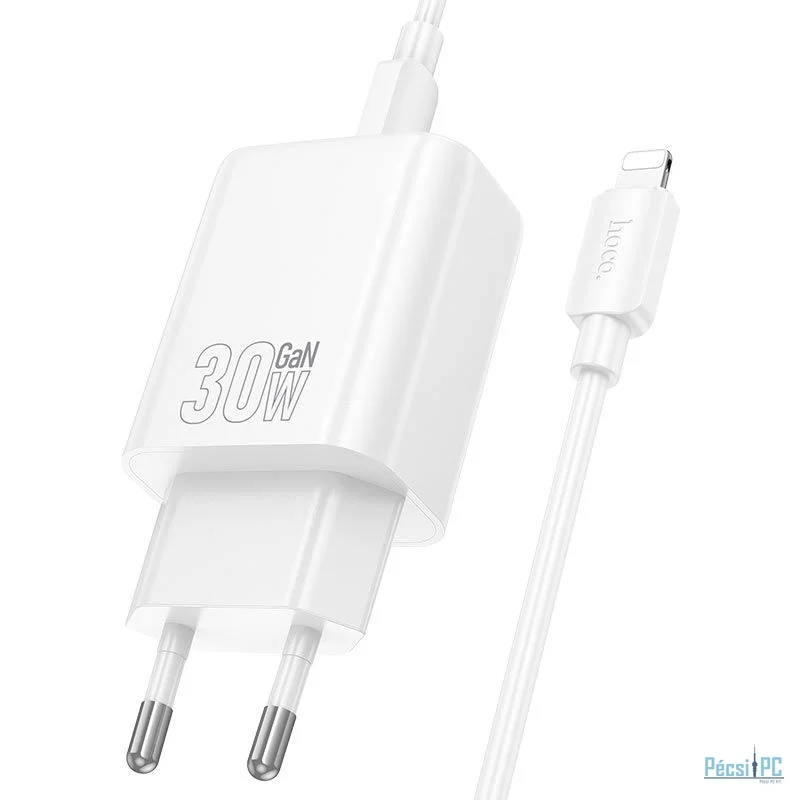 Hoco N62 Gentle Charger with Type-C Cable White